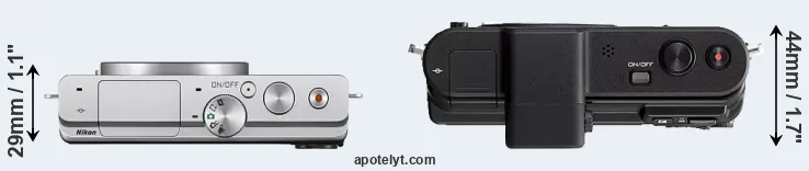 Compare J4 versus V1 top