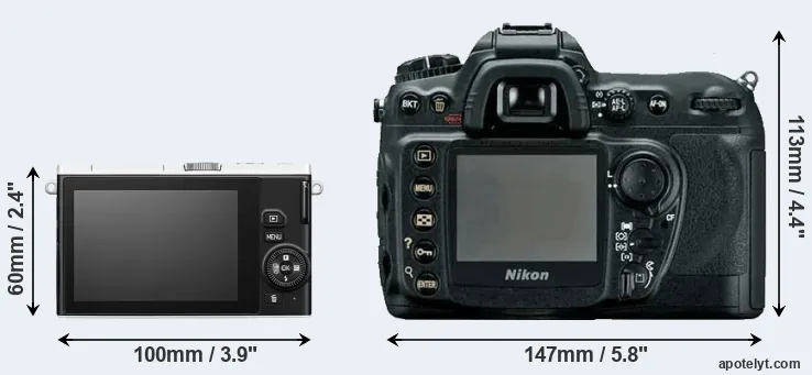 Comparison J4 or D200 rear