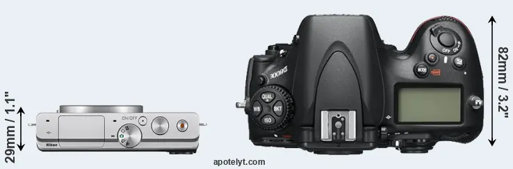 Compare J4 versus D800E top