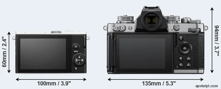 Comparison J4 or Z fc rear
