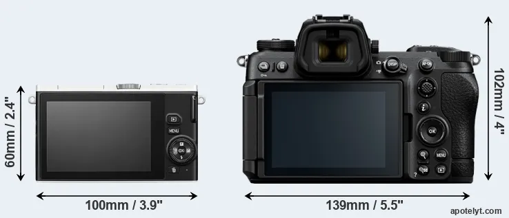 Comparison J4 or Z6 III rear