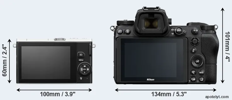 Comparison J4 or Z7 rear