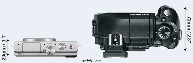 Compare J4 versus E-330 top