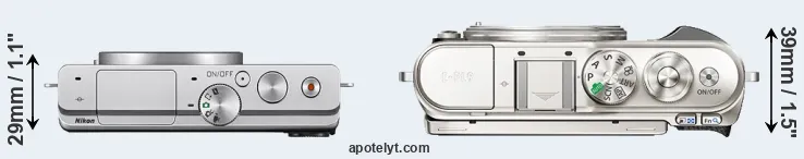 Compare J4 versus E-PL9 top