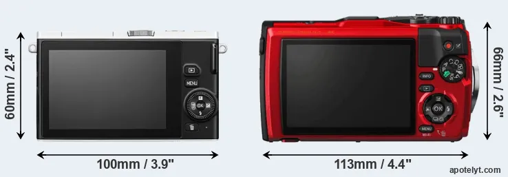 Comparison J4 or TG-5 rear