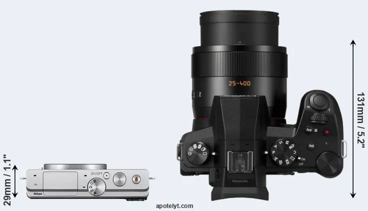 Compare J4 versus FZ1000 II top
