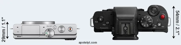 Compare J4 versus G100 top