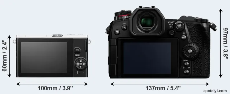 Comparison J4 or G9 rear