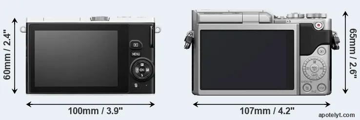Comparison J4 or GX800 rear