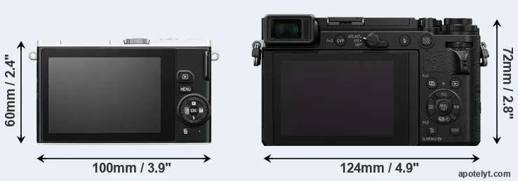 Comparison J4 or GX9 rear