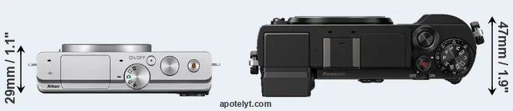 Compare J4 versus GX9 top