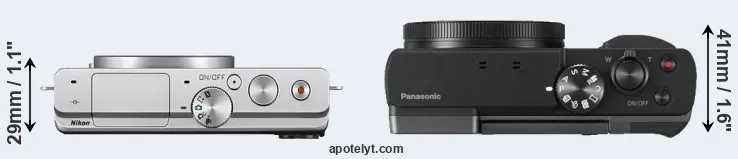 Compare J4 versus TZ90 top