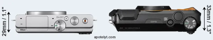 Compare J4 versus WG-6 top