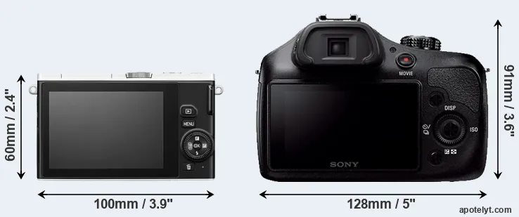Comparison J4 or A3000 rear