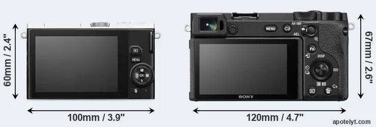 Comparison J4 or A6600 rear