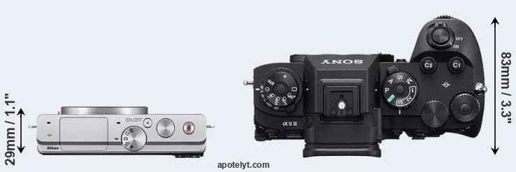 Compare J4 versus A9 III top