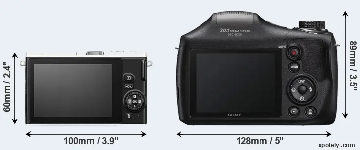 Comparison J4 or H300 rear