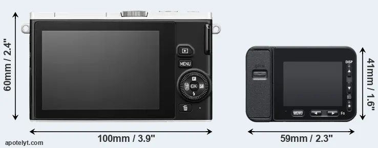 Comparison J4 or RX0 II rear