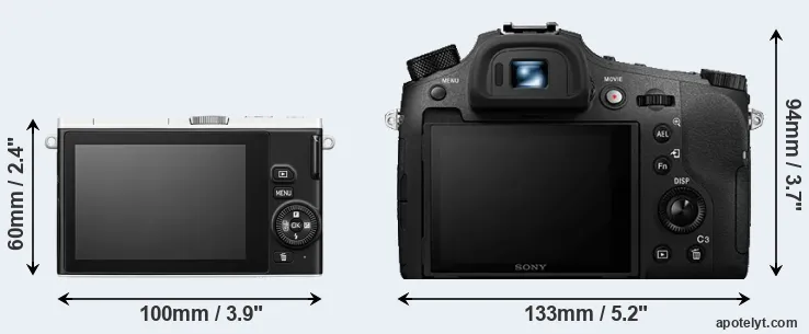 Comparison J4 or RX10 IV rear