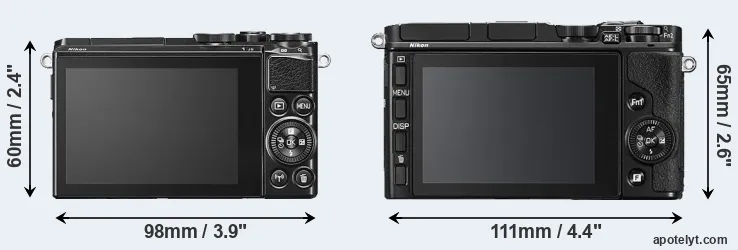 Comparison J5 or V3 rear