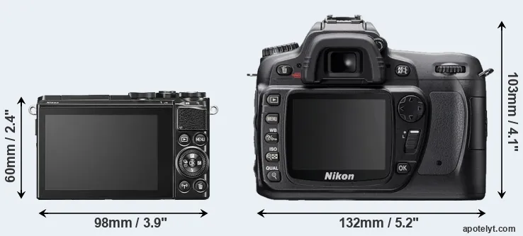 Comparison J5 or D80 rear