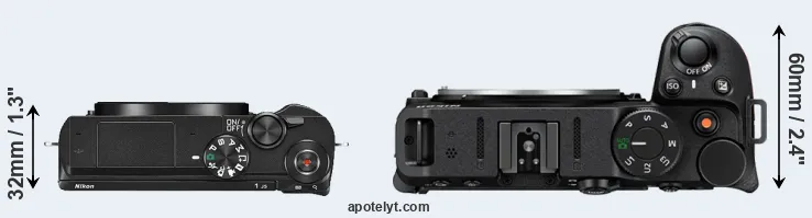Compare J5 versus Z30 top