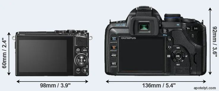 Comparison J5 or E-520 rear