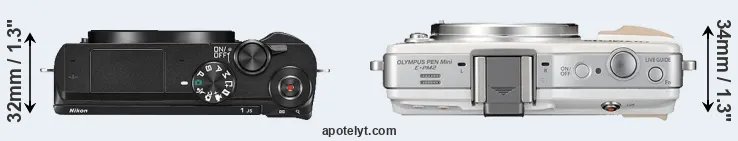 Compare J5 versus E-PM2 top