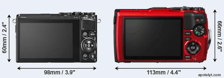 Comparison J5 or TG-5 rear