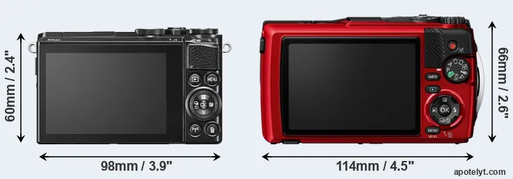 Comparison J5 or TG-7 rear