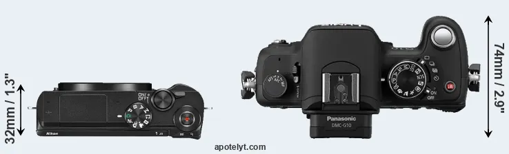 Compare J5 versus G10 top