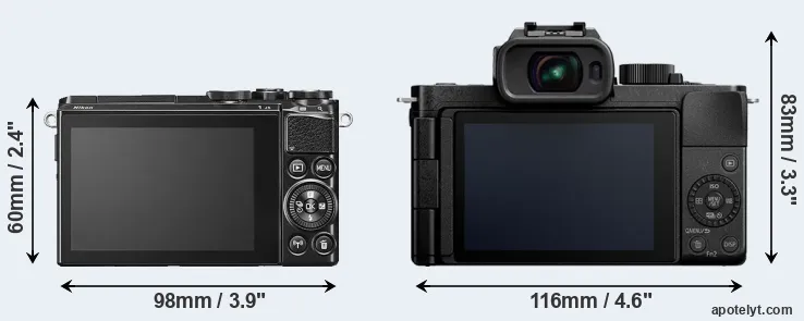 Comparison J5 or G110 rear