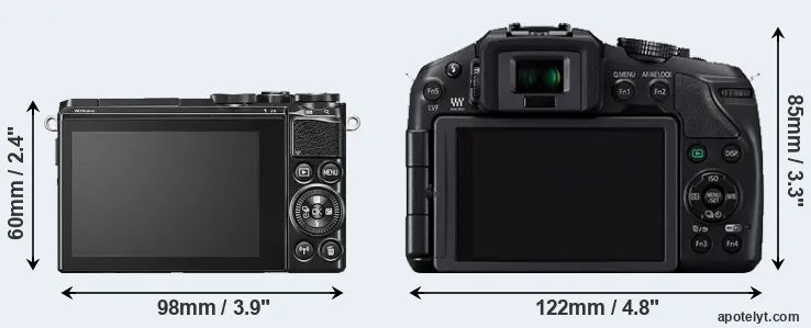 Comparison J5 or G6 rear