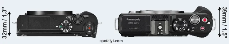 Compare J5 versus GX1 top