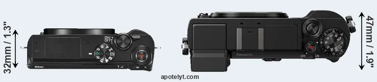 Compare J5 versus GX9 top