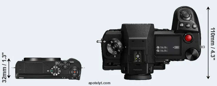 Compare J5 versus S1H top