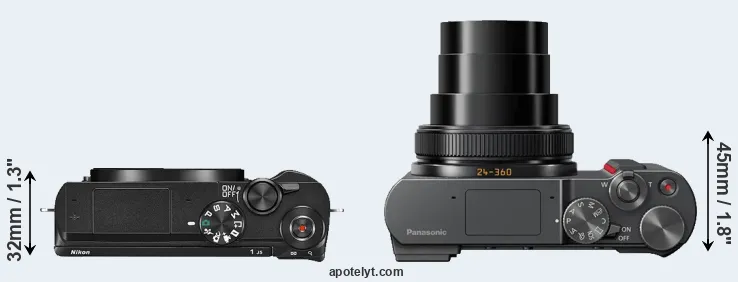 Compare J5 versus ZS200 top