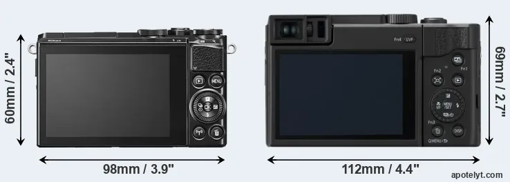 Comparison J5 or ZS80 rear