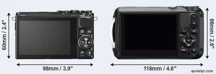 Comparison J5 or WG-6 rear