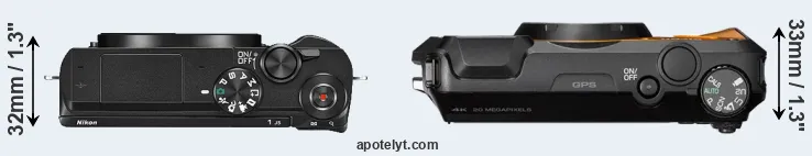 Compare J5 versus WG-6 top