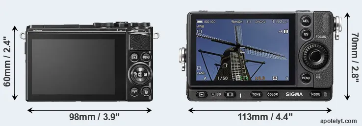 Comparison J5 or fp rear