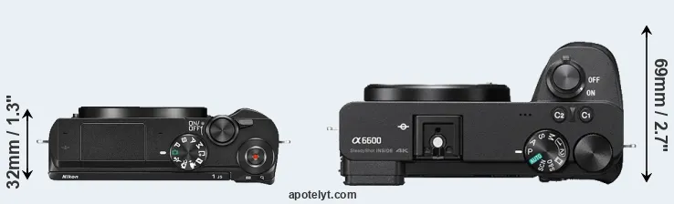 Compare J5 versus A6600 top