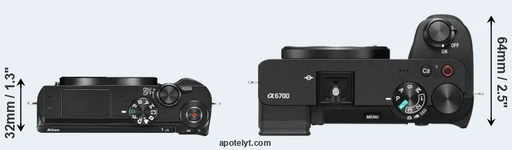 Compare J5 versus A6700 top