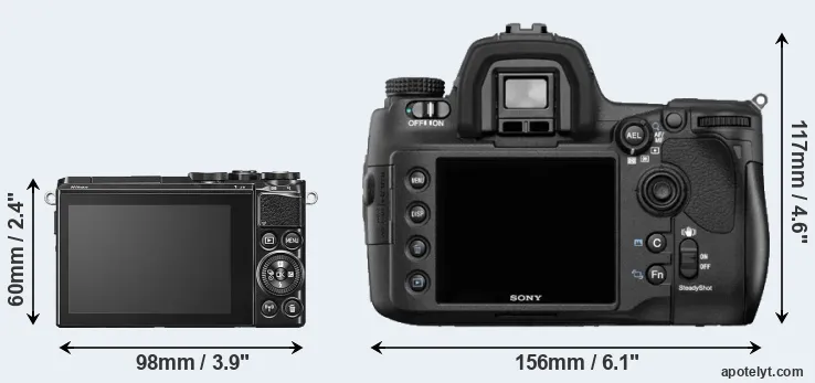 Comparison J5 or A850 rear