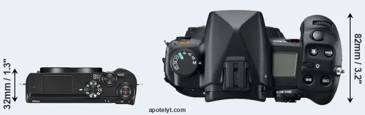 Compare J5 versus A850 top