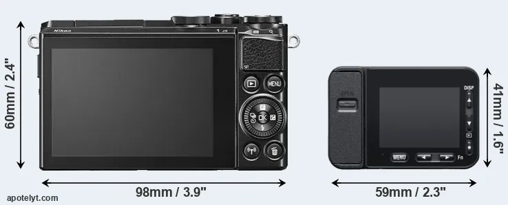 Comparison J5 or RX0 II rear