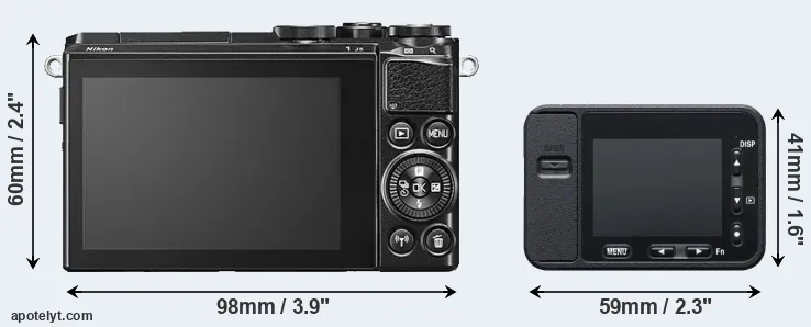 Comparison J5 or RX0 rear