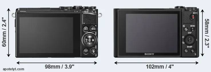Comparison J5 or WX800 rear