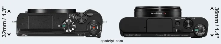 Compare J5 versus WX800 top