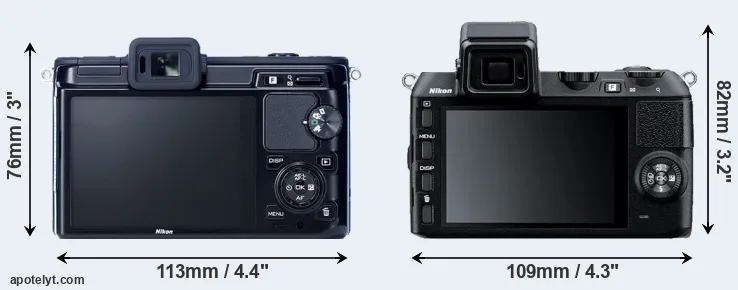 Comparison V1 or V2 rear